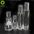 20ML 30 ML 100 ML 120 ML Pulvérisateur en aluminium brillant vide crème fondation airless pompe bouteille en verre pour ensemble cosmétique